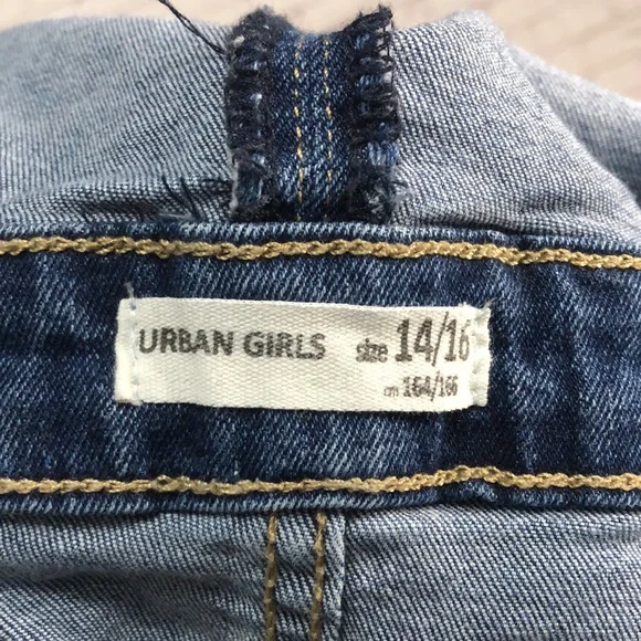 Girl's Distressed Overalls - Picture 5 of 5